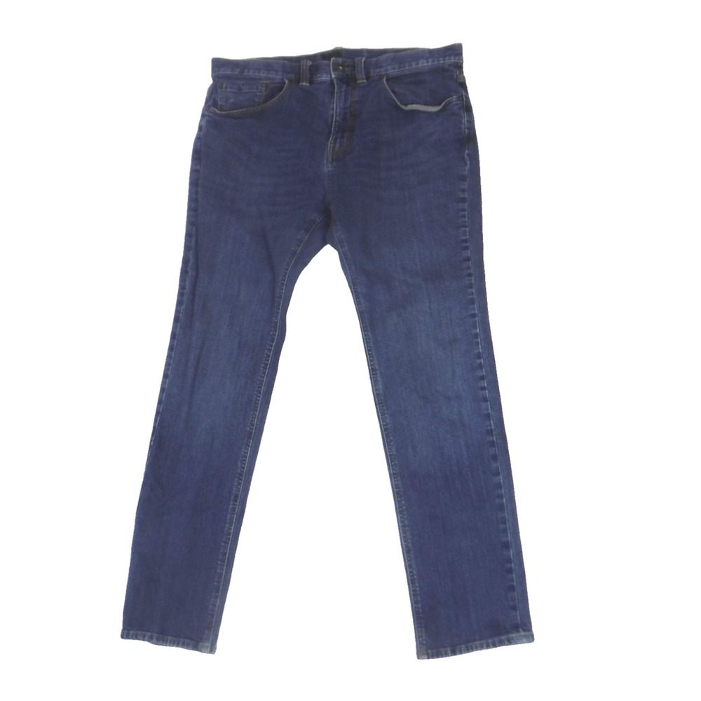 Prana Jeans Mens 36x30 Blue Denim‎ Straight Leg Medium Wash Casual Pants